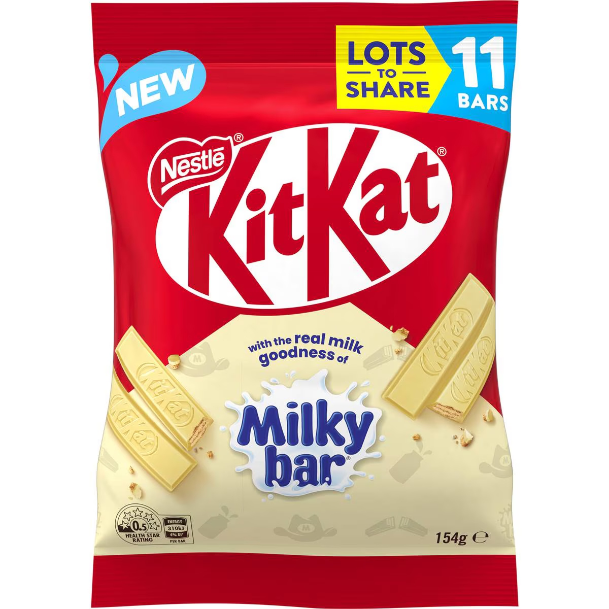 Kitkat Milky Bar Sharepack 11 Pack 154g