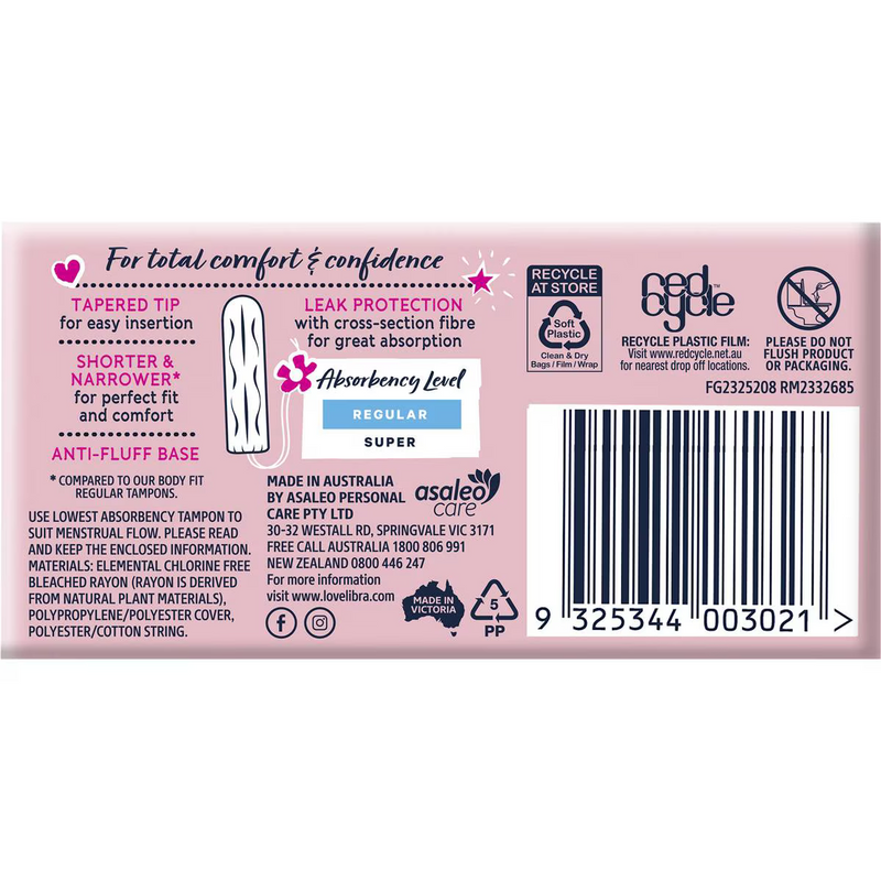 Libra Girl Tampons - 16 Regular