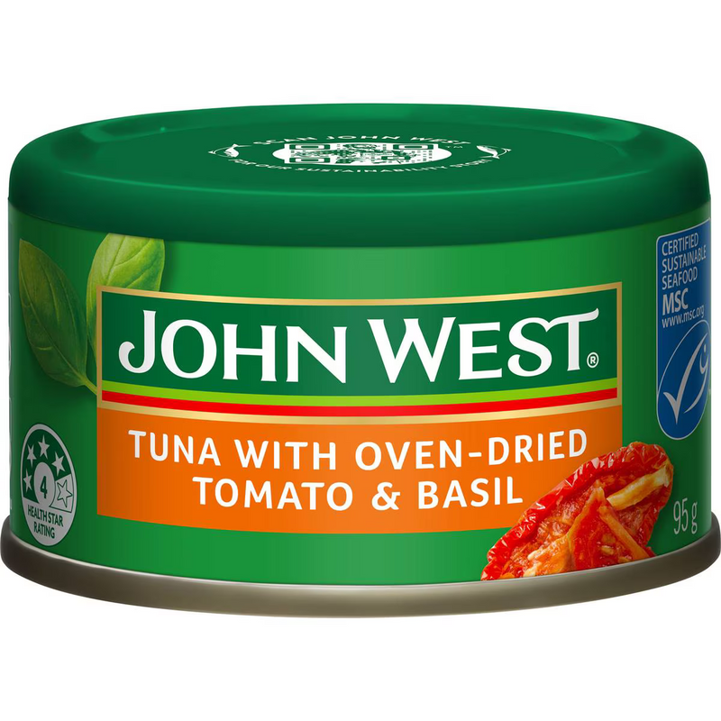 John West Oven Dried Tomato & Basil Tuna Tempters 95g