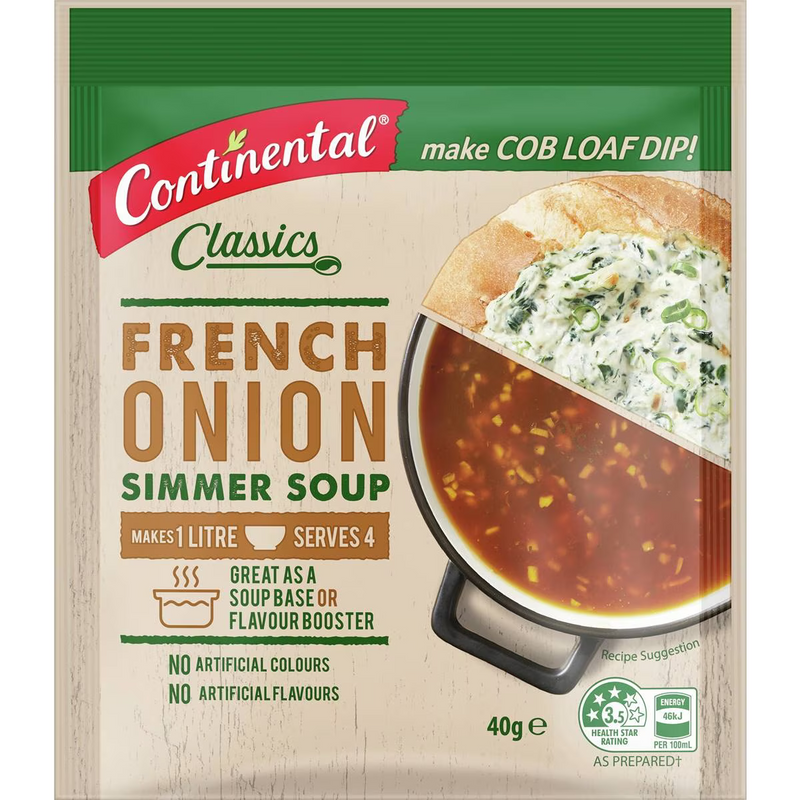 Continental French Onion Simmer Soup 40g