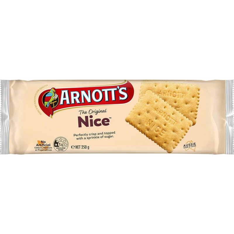 Arnott's Nice Plain Biscuits 250g