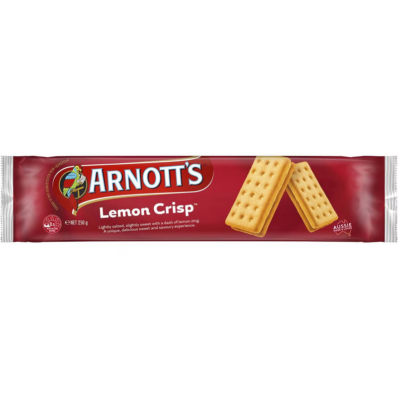 Arnott's Lemon Crisp Cream Biscuits 250g