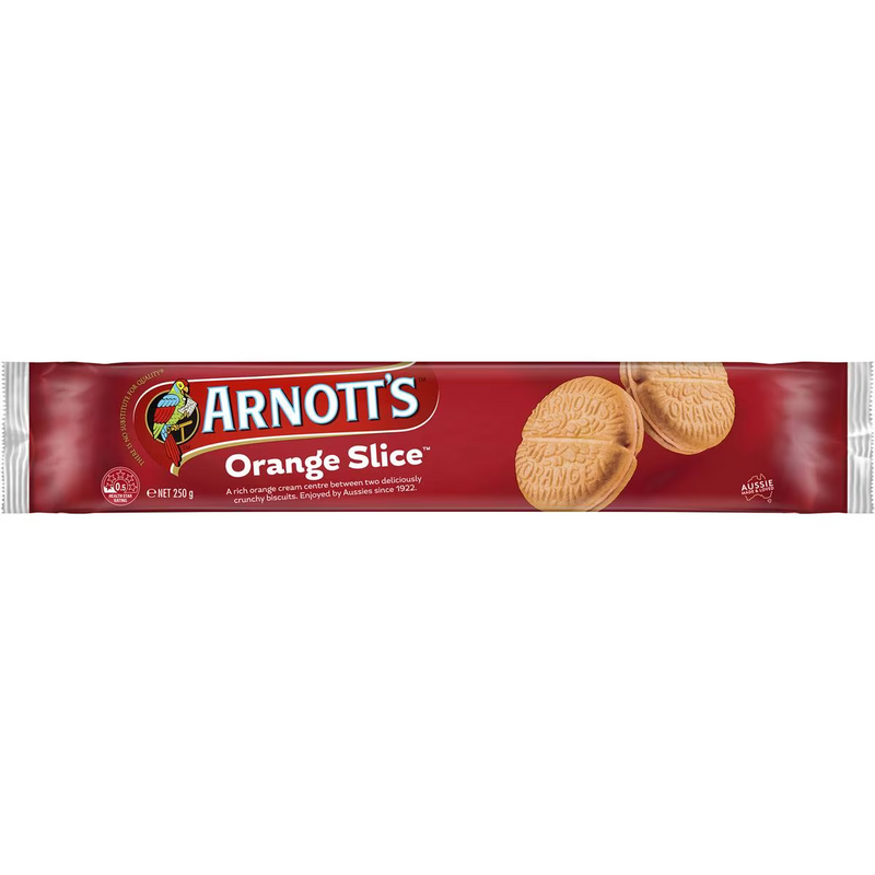 Arnott's Orange Slice Biscuits 250g