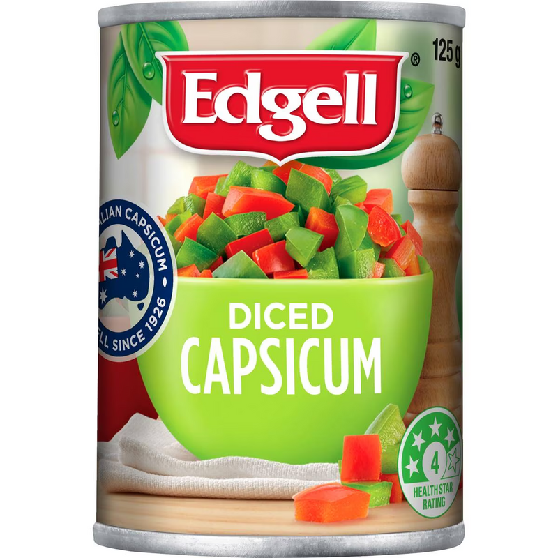 Edgell Diced Capsicum Diced 125g