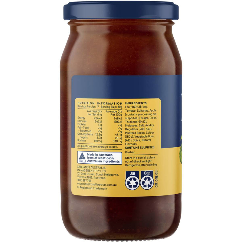 Rosella Fruit Chutney 525g