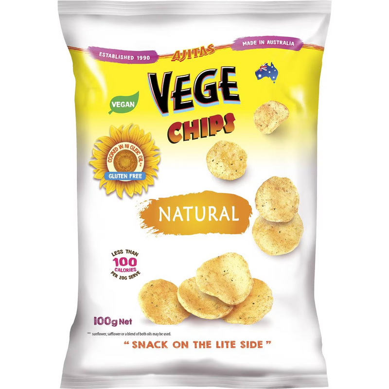 Ajitas Vege Chips Natural 100g