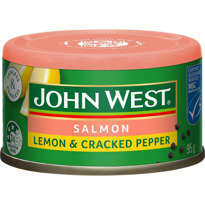 John West Lemon & Cracked Pepper Salmon Tempters 95g