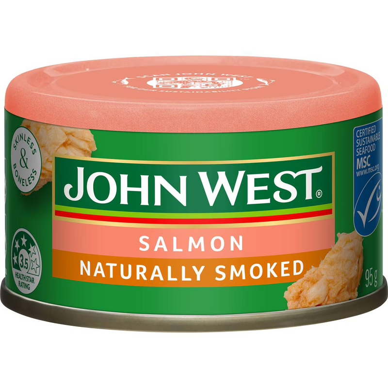 John West Naturally Smoked Salmon Tempters 95g