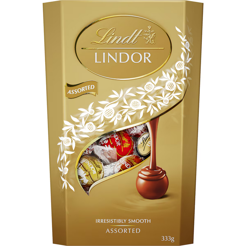 Lindt Lindor Assorted Chocolate Box 333g