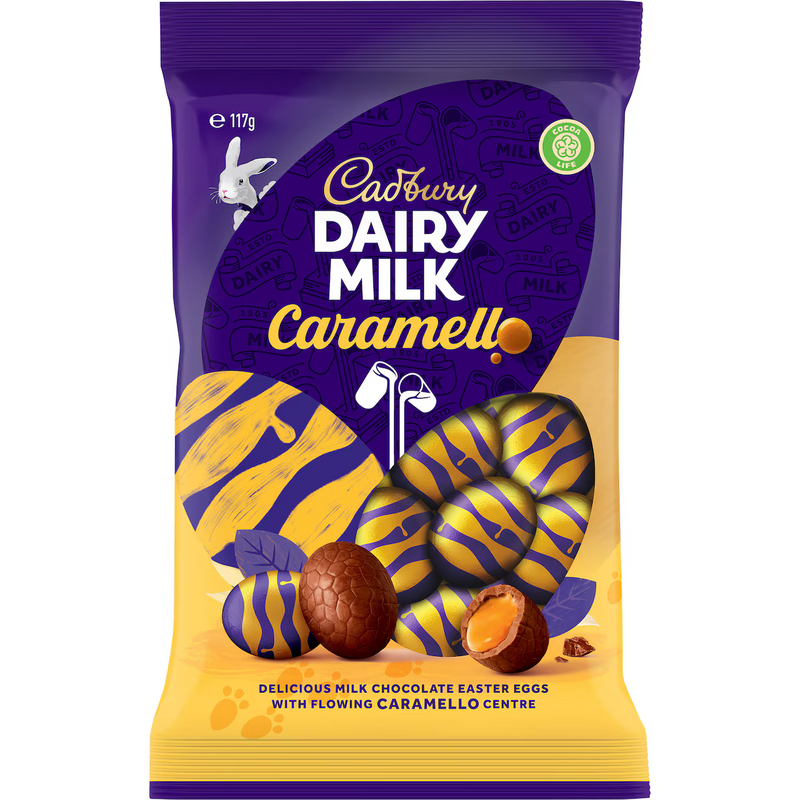 Cadbury Caramello Easter Egg Bag 117g