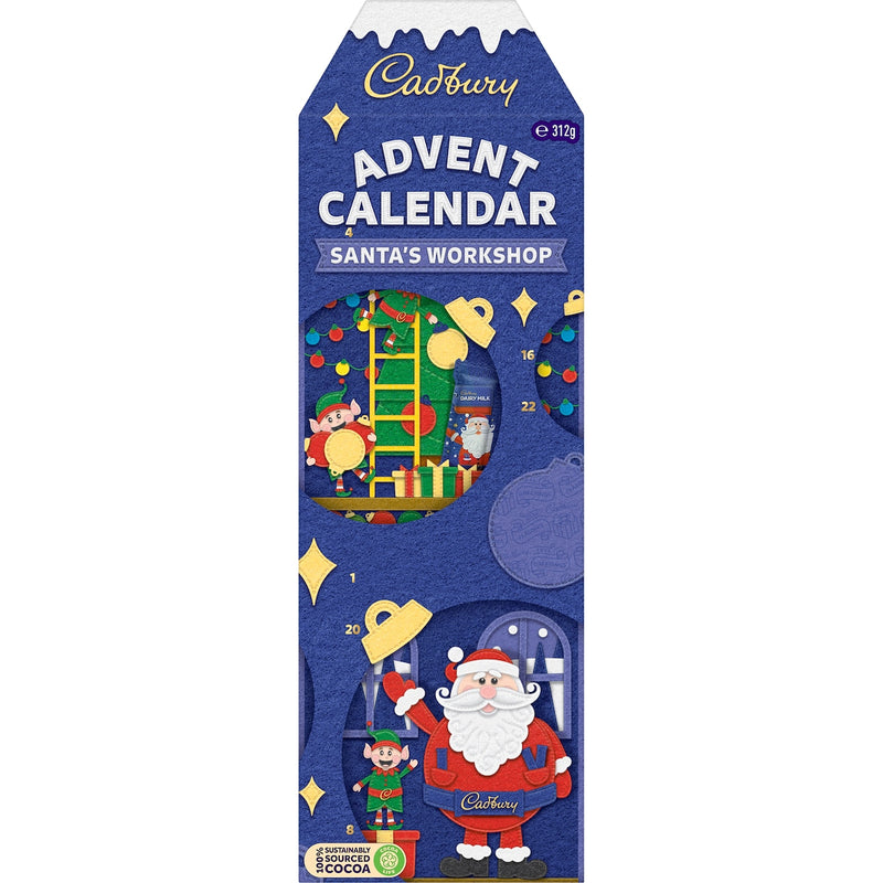 Cadbury Christmas Advent Calendar 3D 312g