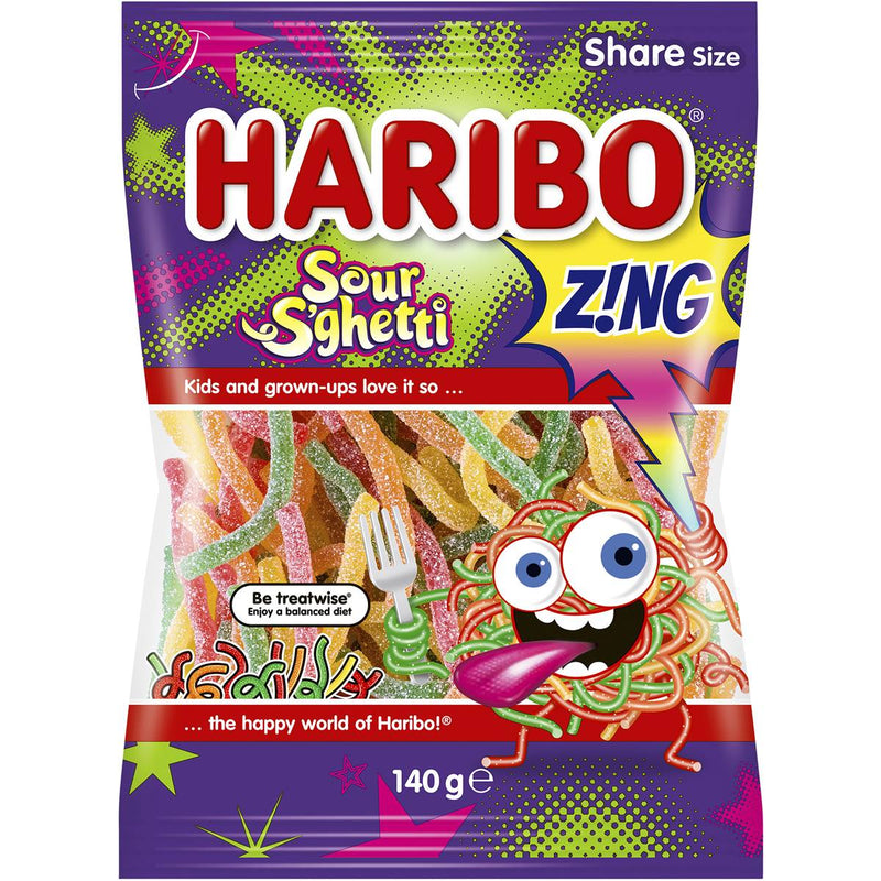 Haribo Sour S'ghetti 140g