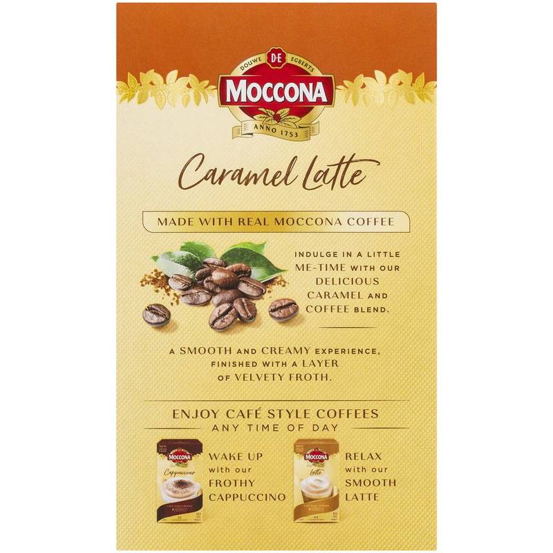 Moccona Caramel Latte 10 Pack 137g