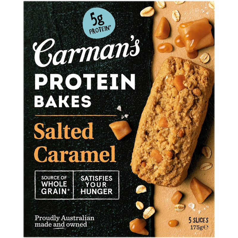 Carman's Protein Bakes Salted Caramel 5 Pack 175g