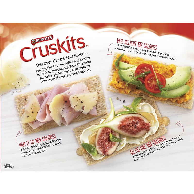 Arnott's Cruskits Rye 125g