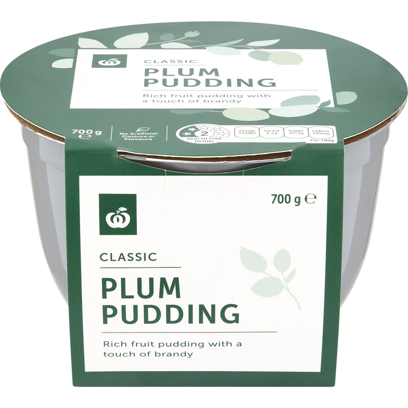 Woolworths Plum Pudding 700g