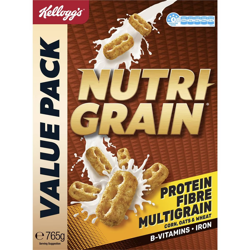 Kellogg's Nutrigrain Breakfast Cereal 765g