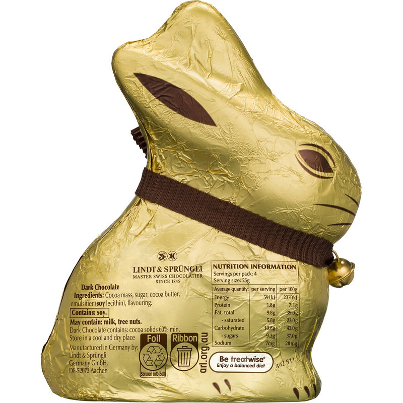 Lindt Easter Gold Bunny Dark Chocolate 100g