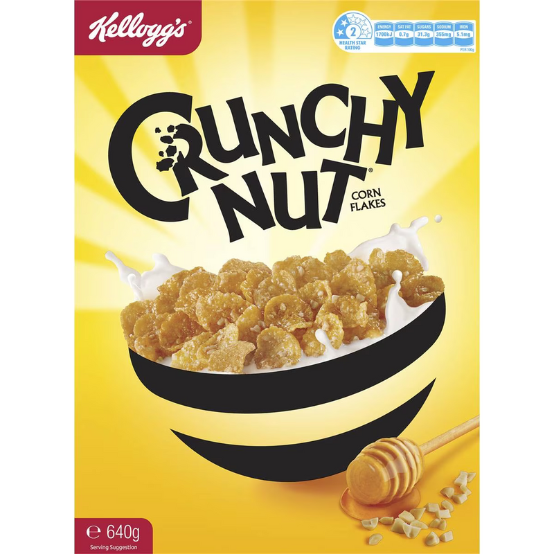 Kelloggs Crunchy Nut Cornflakes 640g