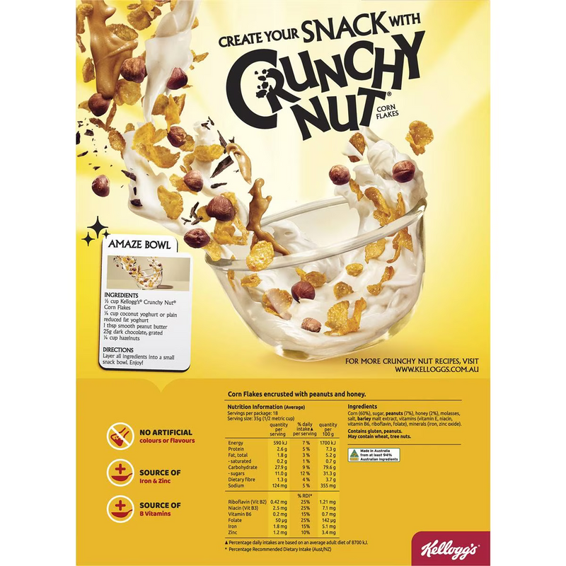 Kelloggs Crunchy Nut Cornflakes 640g