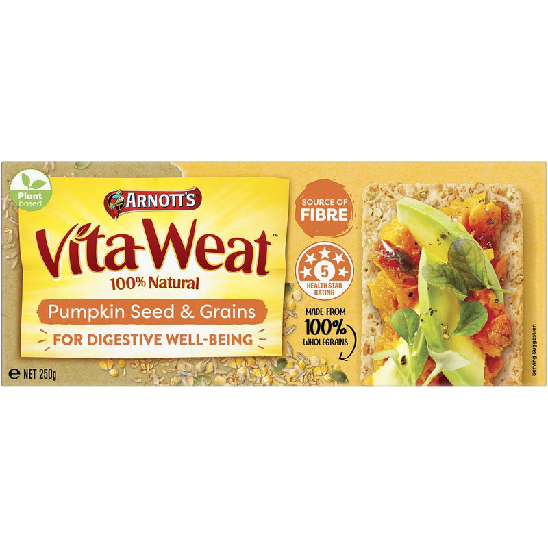 Arnott's Vita-Weat Pumpkin Seed & Mixed Grain Crispbreads 250g