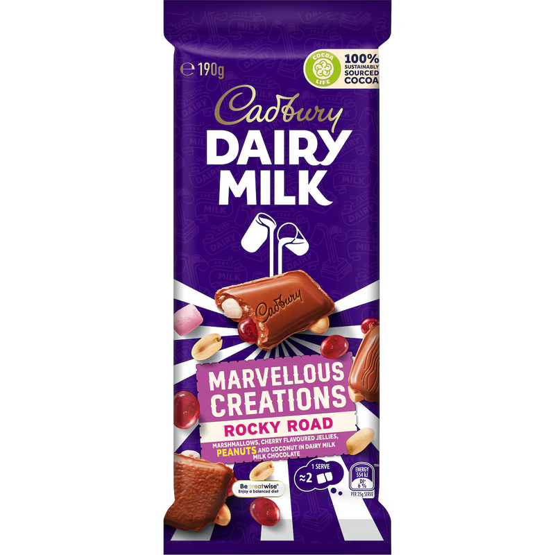 Cadbury Marvellous Creations Rocky Road Block 190g