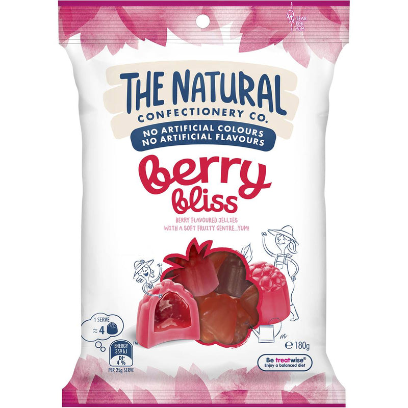 The Natural Confectionery Co. Berry Bliss Lollies 180g