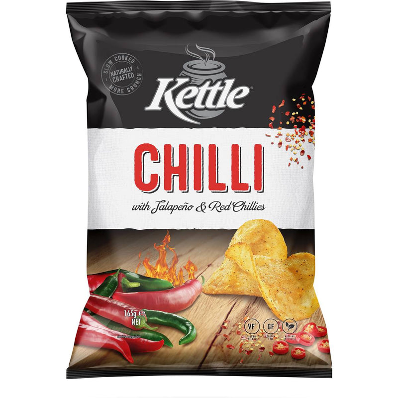 Kettle Chilli Chips 165g