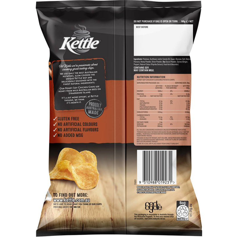 Kettle Honey Soy Chicken Chips 165g