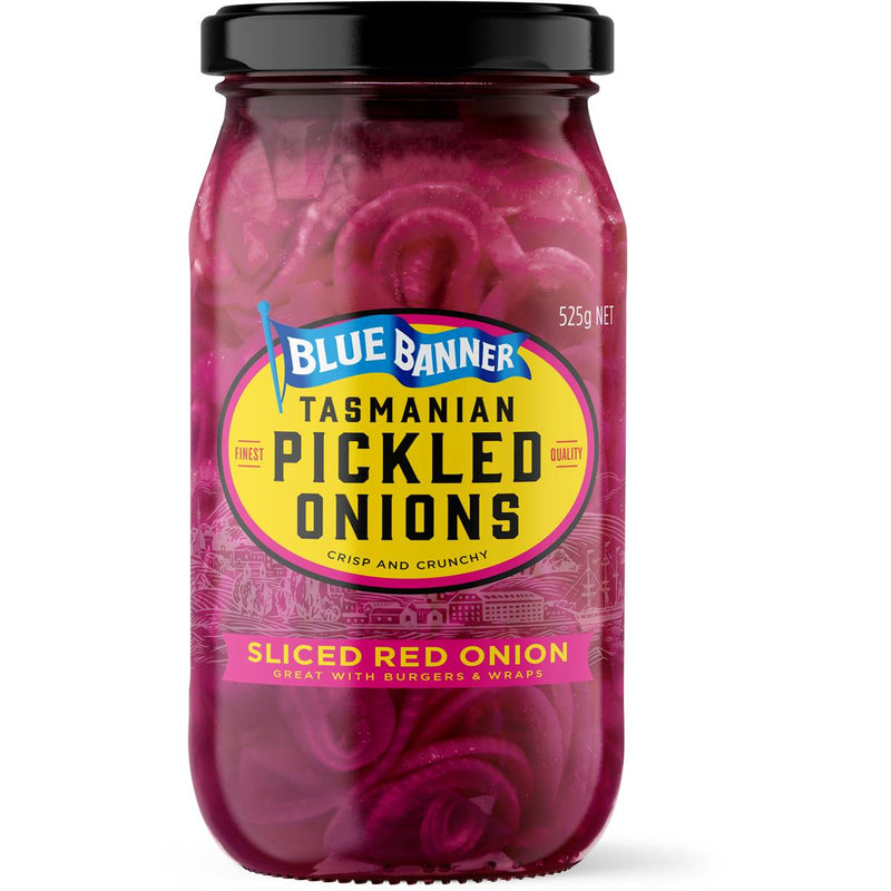 Blue Banner Tasmanian Pickled Onions 525g