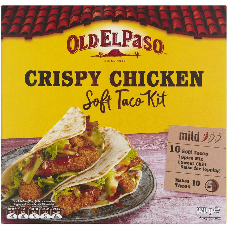 Old El Paso Crispy Chicken Soft Taco 370g