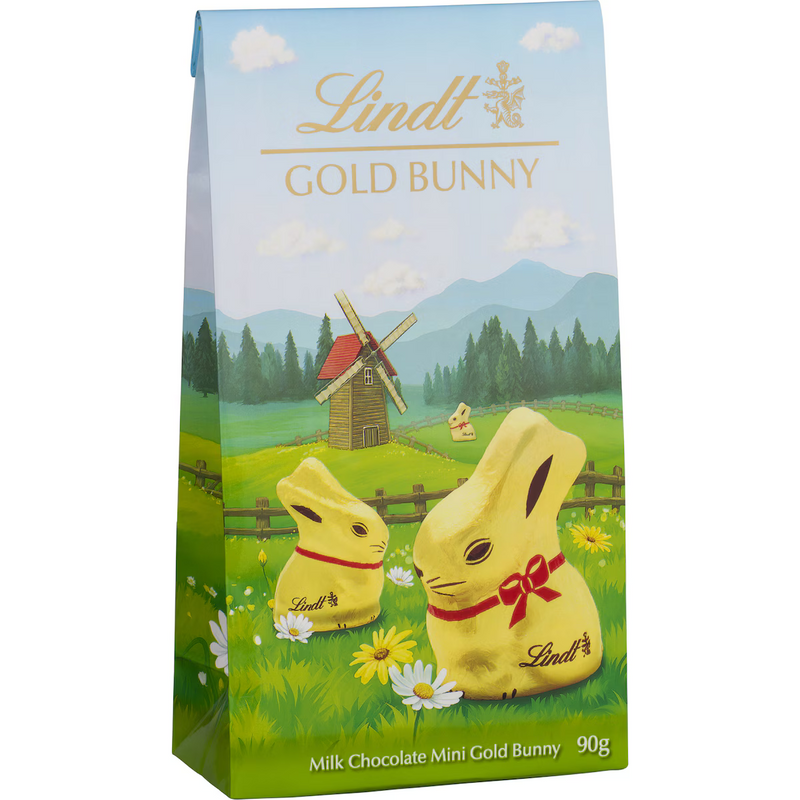 Lindt Easter Gold Mini Bunny Milk Chocolate Bag 90g