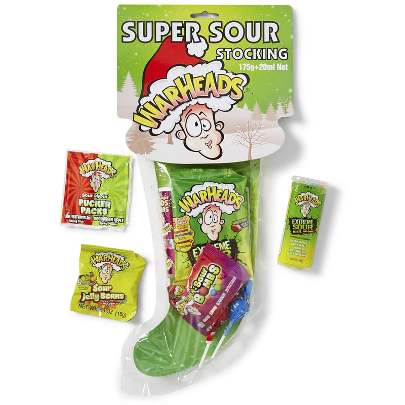 Warheads Christmas Stocking 175g