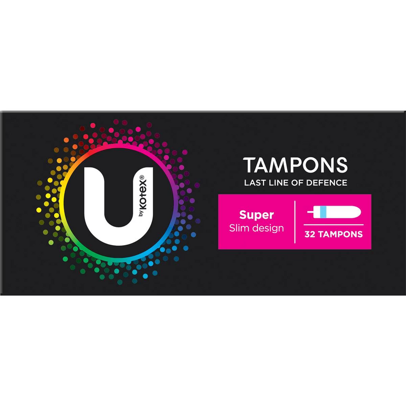 U By Kotex Tampons Super Slim 32 Pack