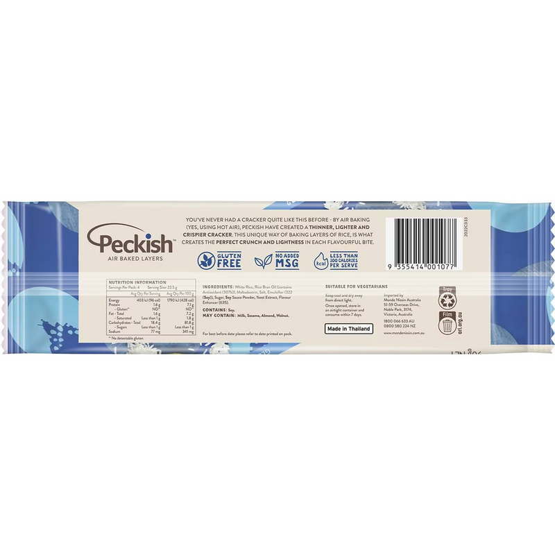 Peckish Rice Crackers Original 90g