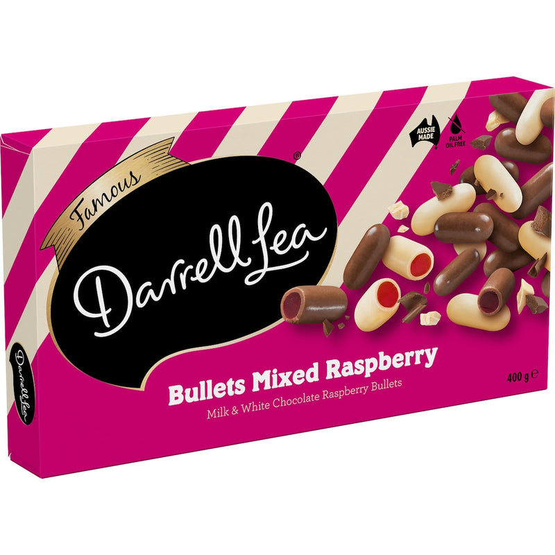 Darrell Lea Milk & White Chocolate Bullets 400g