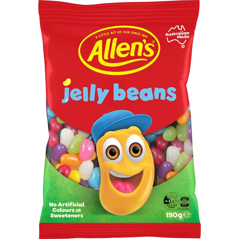 Allen's Jelly Beans Lollies 190g