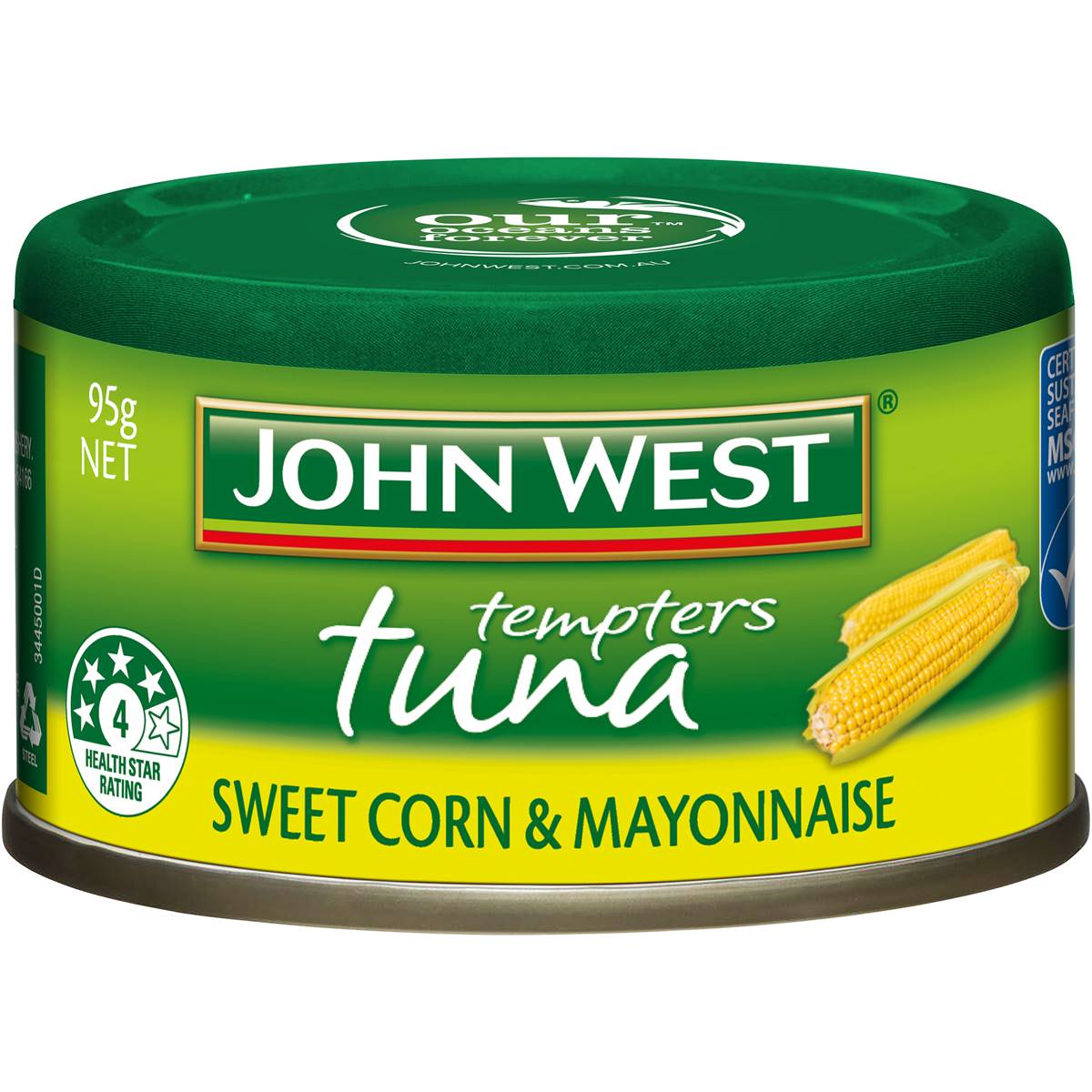 John West Sweet Corn & Mayonnaise Tuna Tempters 95g