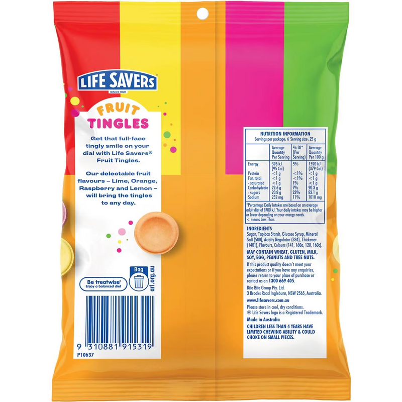 Lifesavers Fruit Tingles 150g