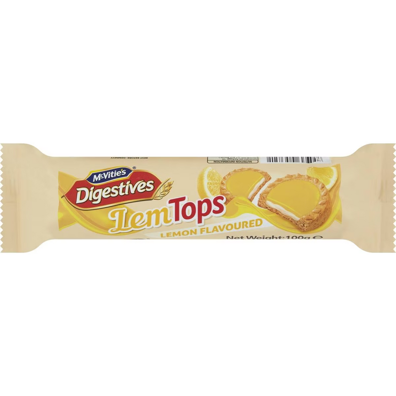 Mcvitie's Digestives Lemtops Lemon Biscuits 100g