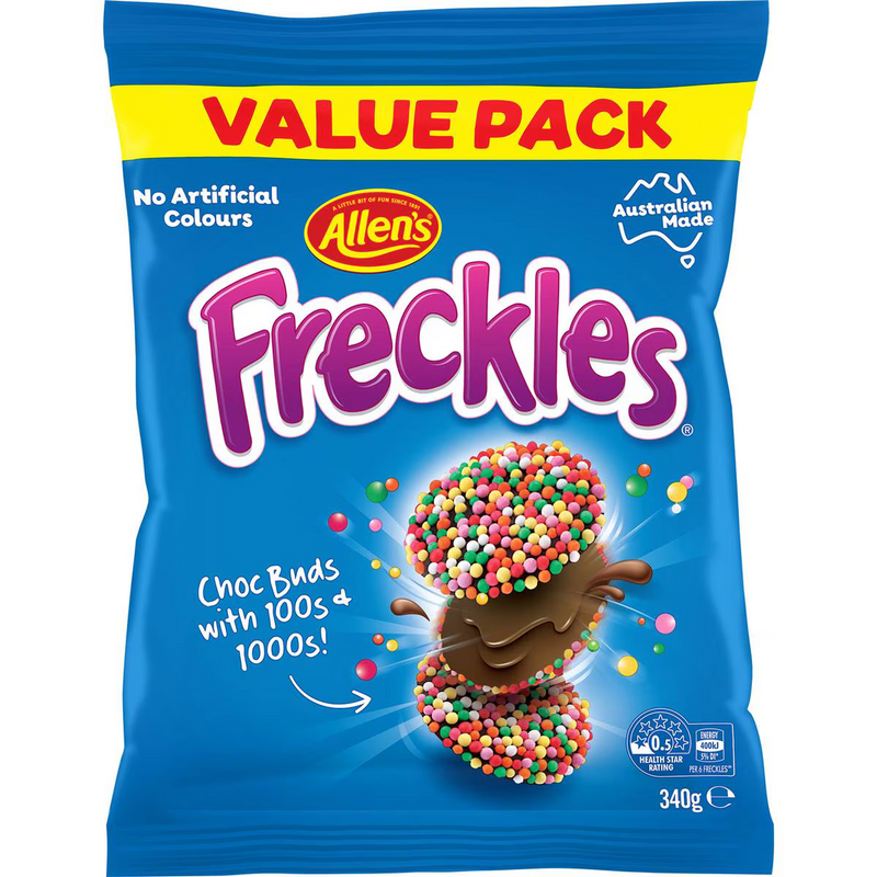 Allen's Freckles Family Bag Lollies 340g