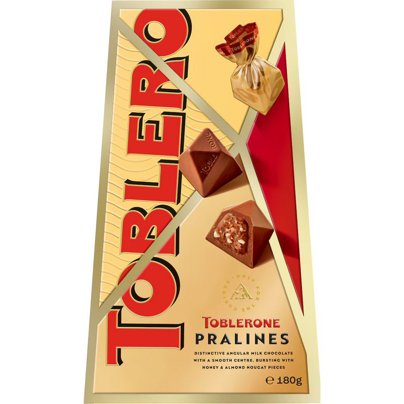 Toblerone Pralines Boxed Chocolate Gift Box 180g