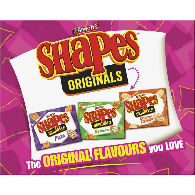 Arnott's Shapes Cheese & Bacon 180g