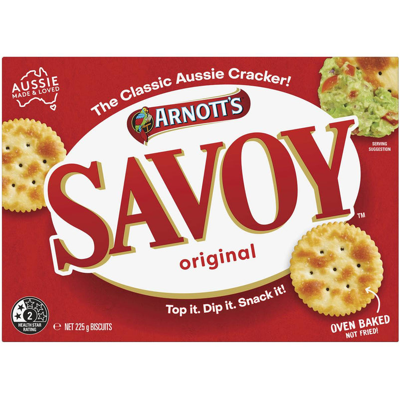 Arnott's Savoy Original Crackers 225g