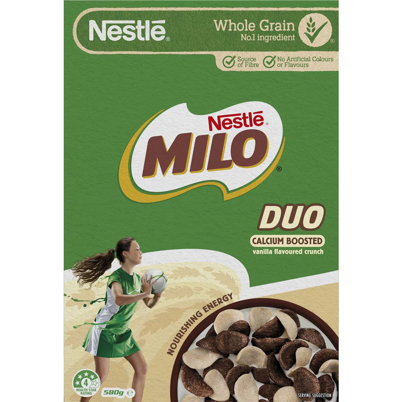 Nestle Milo Duo Cereal 580g