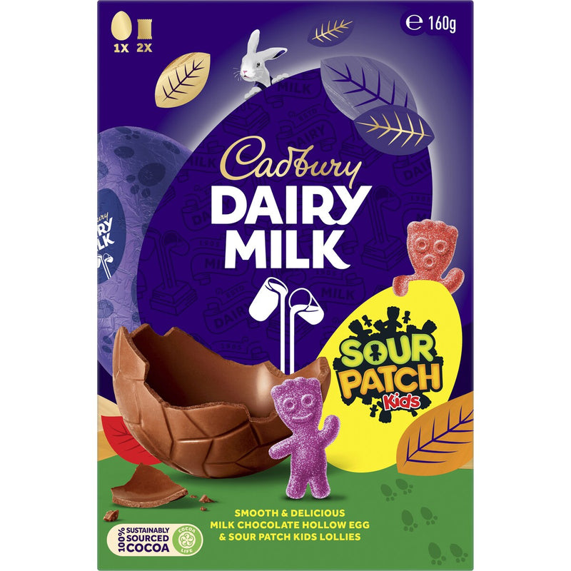 Cadbury Dairy Milk Sour Patch Kids Easter Gift Box 160g