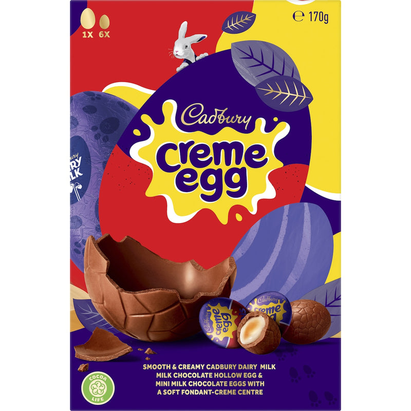 Cadbury Creme Egg Chocolate Easter Gift Box 170g