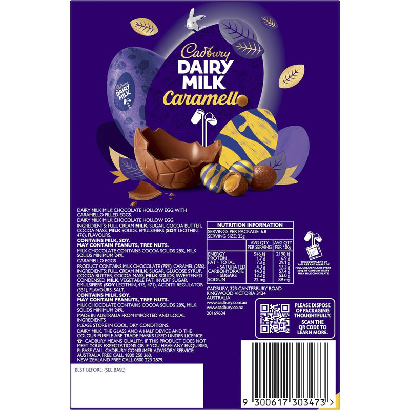 Cadbury Caramello Chocolate Easter Gift Box 170g