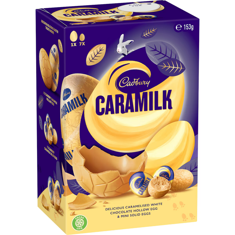 Cadbury Caramilk Chocolate Easter Gift Box 153g