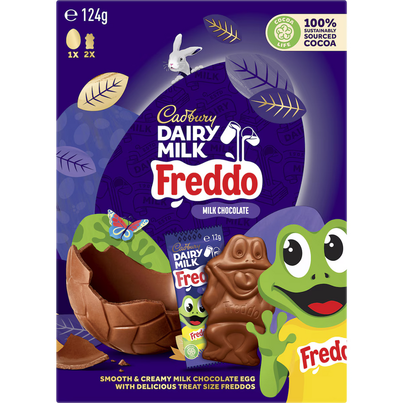 Cadbury Freddo Chocolate Easter Egg Gift Box 124g